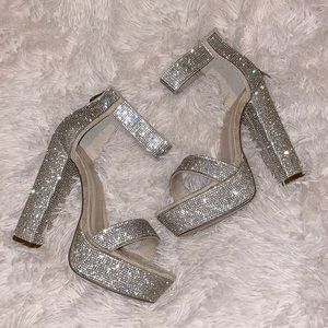 Sparkly Platform Heels